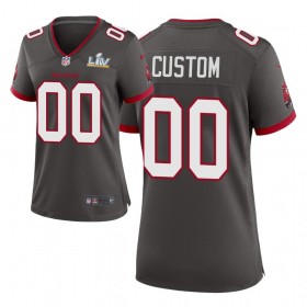 Maillot Tampa Bay Buccaneers Custom Nike Marron 2021 Super Bowl LV - Femme